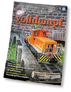 volldampf - vor ein paar Tagen im Briefkasten gewesen: 76 Seiten Information fr die Freunde der Gartenbahn - Mit Trainline Tmf 2/2 85 der RhB und Chemiekesselwagen von PIKO 