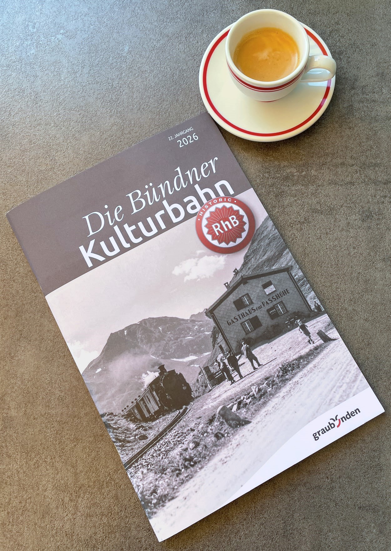 Die B�ndner Kulturbahn der Historic RhB - Ausgabe 2026 - ab 4,8. im Bahnmuseum Albula zu ahbn 