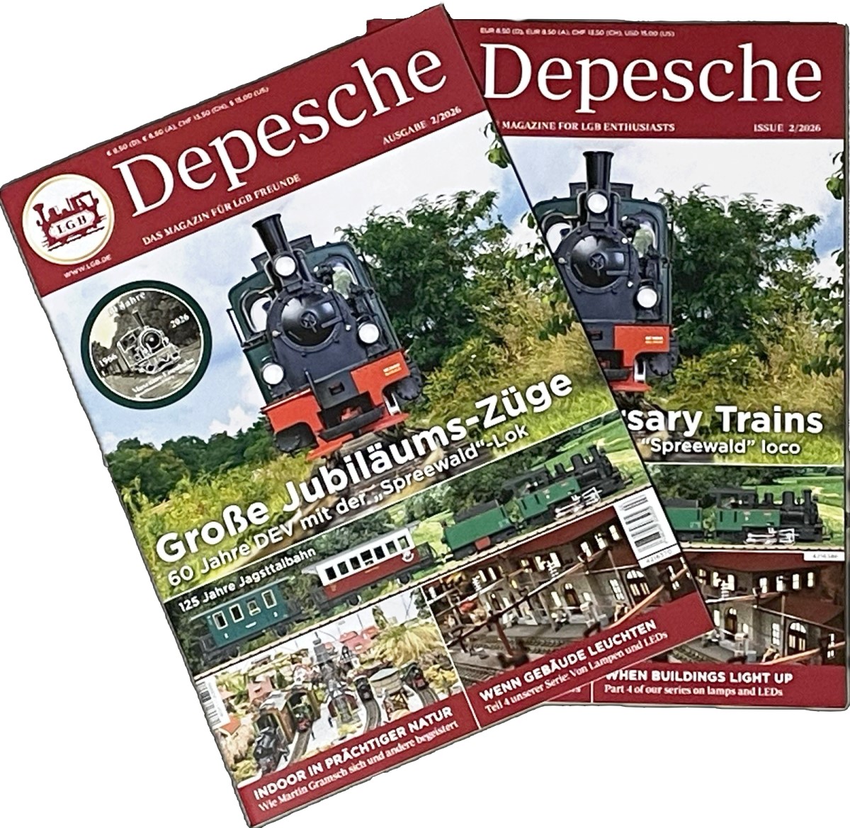 LGB Depesche 2/2026 ausgeliefert f�r Deutschland und US 