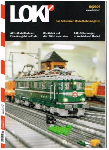 Ausgabe 10/2026 der LOKI - Fachzeitschrift aus der Schweiz - ist gut bei mir am Donnerstag angekommen. 