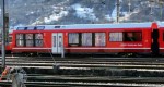 Panoramawagen der RhB - 2. Klasse aus dem neuen "Gliederzug". 