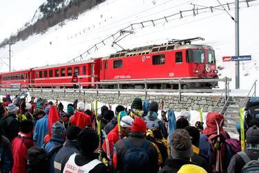 Auch bei der Ski WM werden Sonderzge eingesetzt! Medienmitteilung