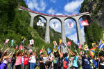 Basler Gastmonat in Graubnden - Erffnung am Landwasserviadukt