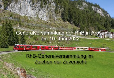 RhB Generalversammlung in AROSA am 10.06.2022 - RhB Gerneralversammlung im Aufwind