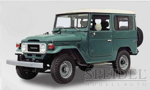 Toyota FJ 40 Soft Top, grn/weiss