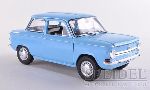 NSU Prinz 4L, Hellblau, Baujahr 1970 - Modellauto fr die Gartenbahn 1:24