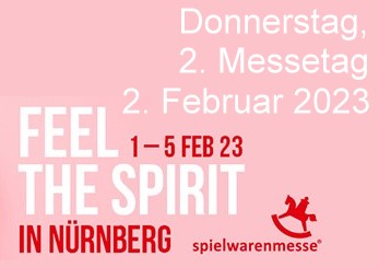 Wir berichten heute, Donnerstag, von der Spielwarenmesse, dem zweiten Tag der Messe. 