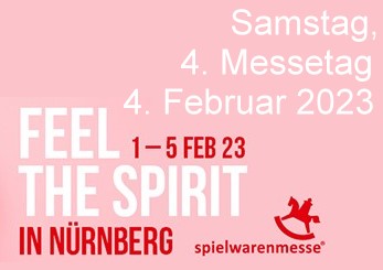 Wir berichten heute, Samstag, von der Spielwarenmesse, dem vierten Tag der Messe. 