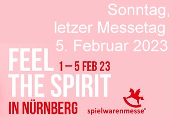 Wir berichten heute, Sonntag, vom letzen Tag der Spielwarenmesse 2023. 