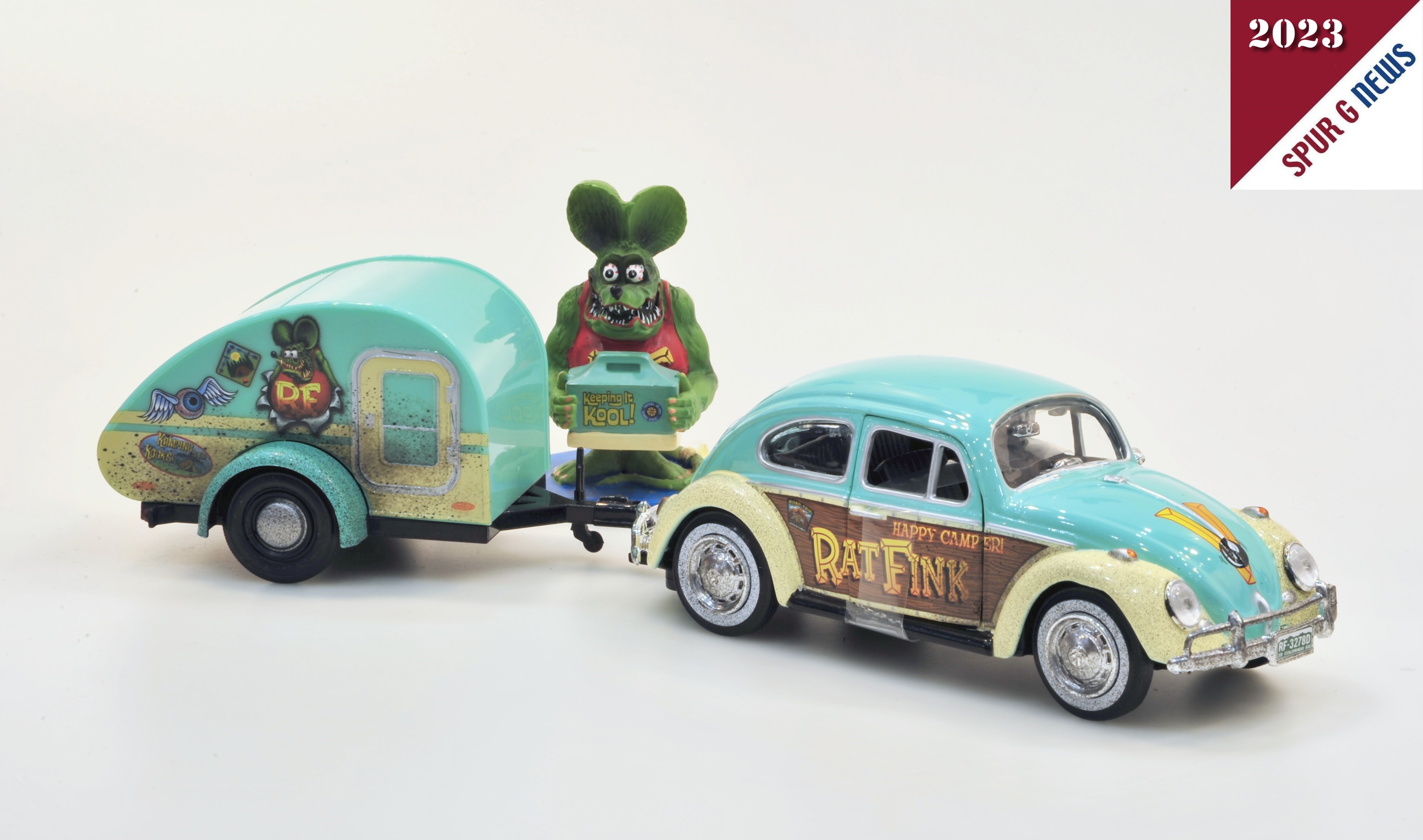 Rat Fink ist einer von mehreren Hot-Rod-Charakteren, die vom Knstler Ed "Big Daddy" Roth, einem der Begrnder von Kustom Kulture der Automobilenthusiasten, geschaffen wurden. Roth konzipierte Rat Fink als Antihelden zu Mickey Mouse. Ratte Fink wird normalerweise entweder grn oder grau dargestellt, komisch grotesk und verdorben aussehend mit prallen, blutunterlaufenen Augen, einem bergroen Mund mit scharfen, schmalen Zhnen,...