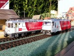 RTR Radiotelevisiun Serviza Rumantscha - Werbeloks bei der Rhtischen Bahn 