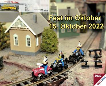 Vorschau: Fest im Oktober im Modellbahn-Atelier Renken / am 15. Oktober 2022 von 10-18 Uhr 