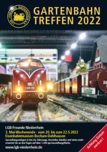 LGB Freunde Niederrhein e.V. - Gartenbahntreffen 2022 in Bochum Dahlhausen - Museum 