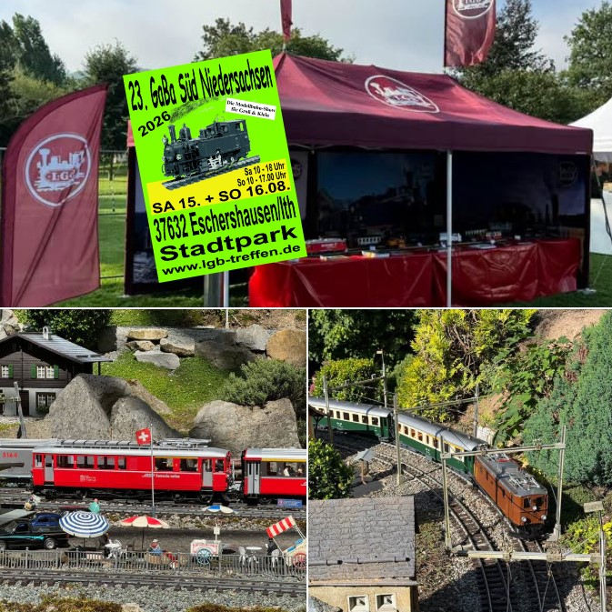 www.lgb-treffen.de - LGB ist mit dem Stand dabei! 