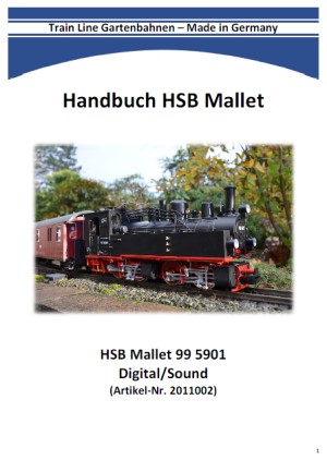 Handbuch der digitalen HSB Mallet 99 5901 von Train Line Gartenbahnen