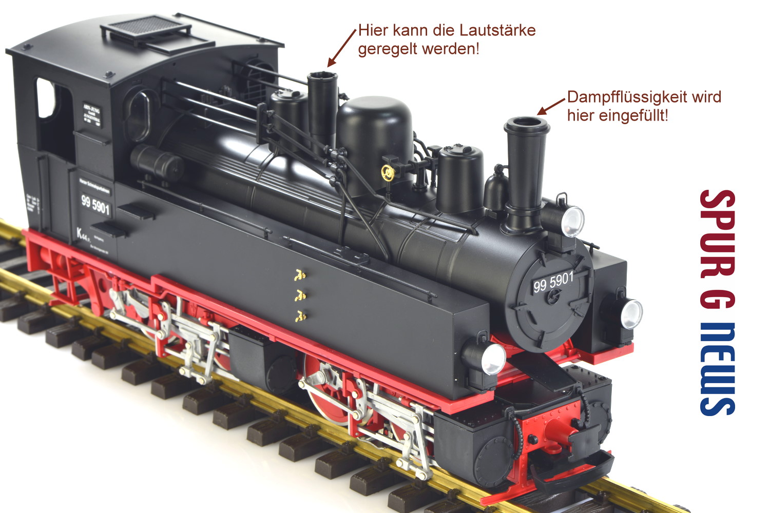 HSB Mallet 99 5901 von Train Line Gartenbahnen in digitaler Ausfhrung mit Sound und Verdampfer