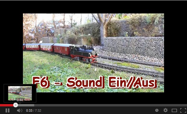 Sie gelangen zu Youtube und dann auf Stefans Gartenbahnen