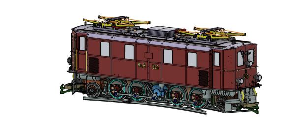 Modell der RhB Ellok Ge 4/5 351 - Art. Nr. 2050000 oder 2050012