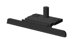 2508 Schienenrumer klein schwarz