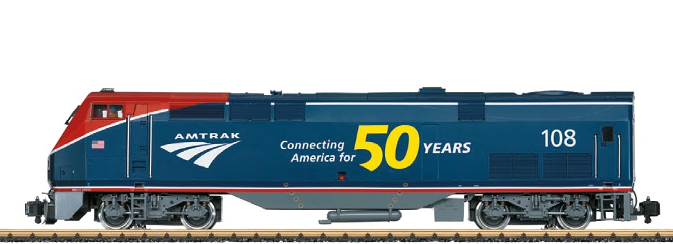 LGB Artikel Nr. 204934 - Diesellokomotive AMD 103 - Nr. 108 - Phase VI- zum 50jhrigen Jubilum