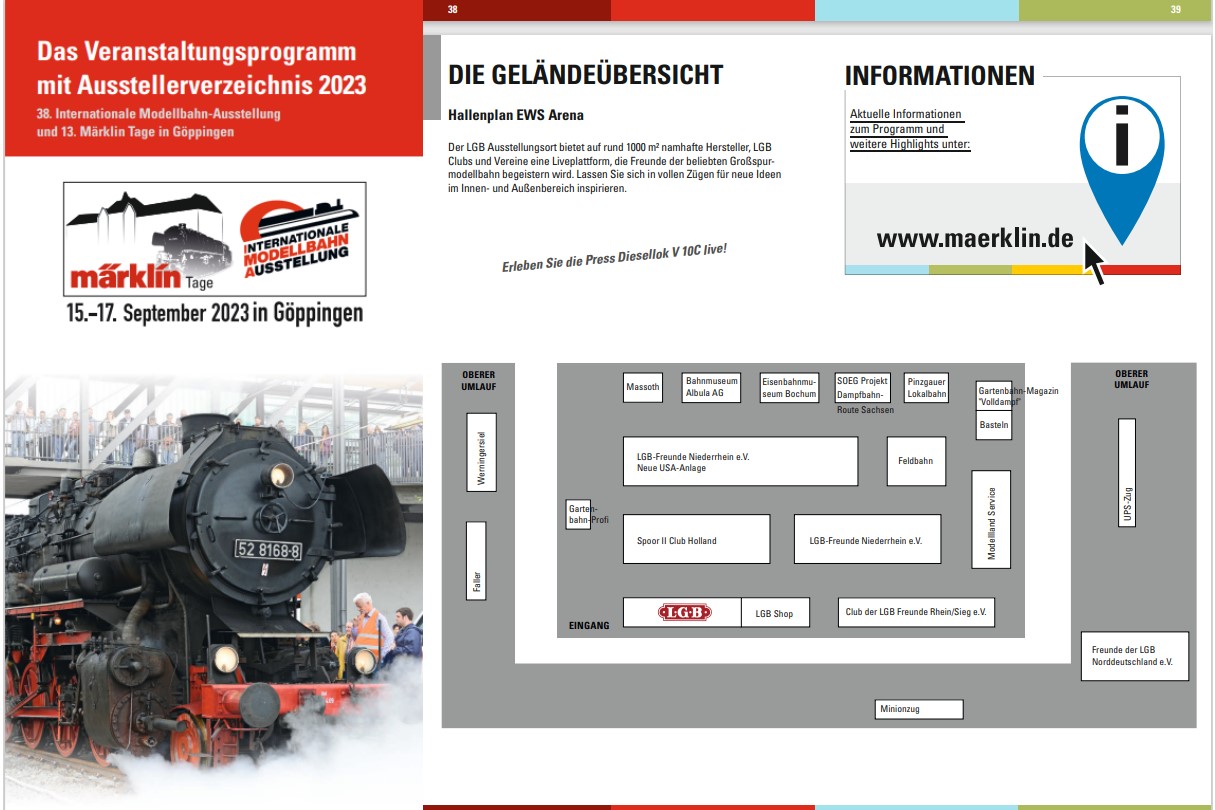 Lang ist es nicht mehr hin bis zu den Mrklintagen und der internationalen Modellbahn Ausstellung im September in Gppingen. 