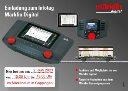 Infotag Mrklin Digital im Mrklineum am Freitag, 2. Juni 2023.  