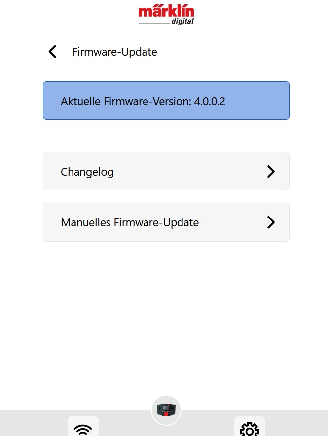 Nach dem Firmware-Update erscheint die Anzeige "Aktuelle Firmware-Version: 4.0.0.2. 