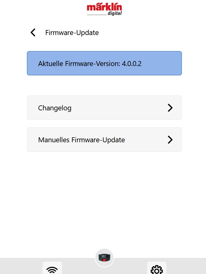 Nach dem Firmware-Update erscheint die Anzeige "Aktuelle Firmware-Version: 4.0.0.2. 
