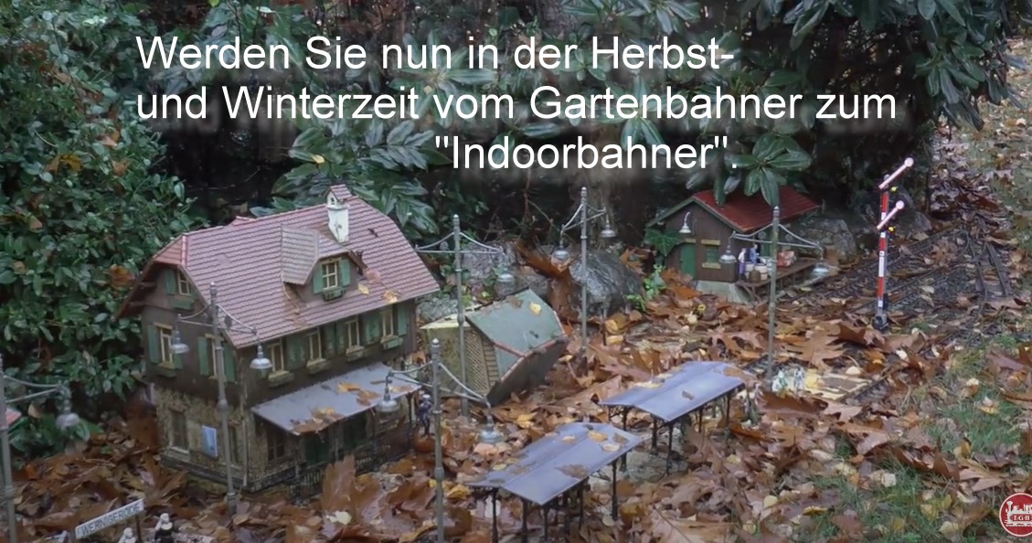 Vielen Dank an LGB und Andreas Franz fr das Video: Wie werde ich vom Gartenbahner zum "Teppichbahner". 