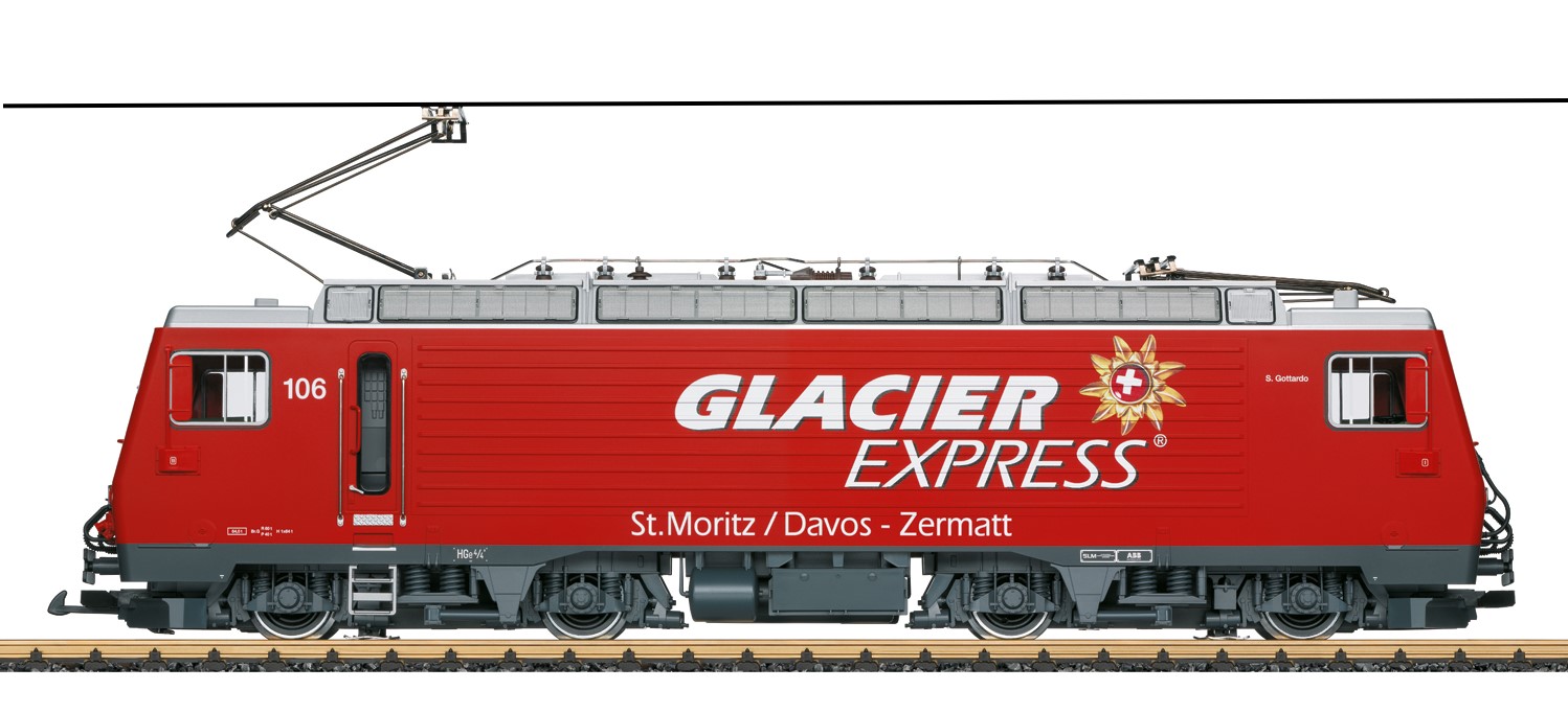 LGB Artikel Nr. 23101 - MGB Elektrolokomotive HGe 4/4 II "Glacier Express"