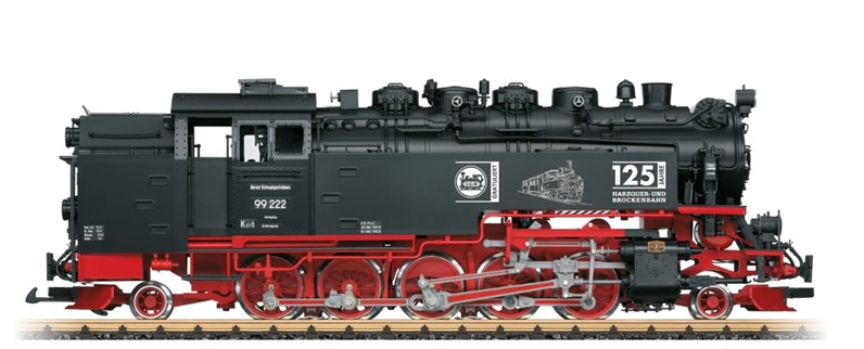 LGB Artikel Nummer 26819 - Damplokomotive BR 99.22 (99222) Zum Jubilum mit Stickern. 