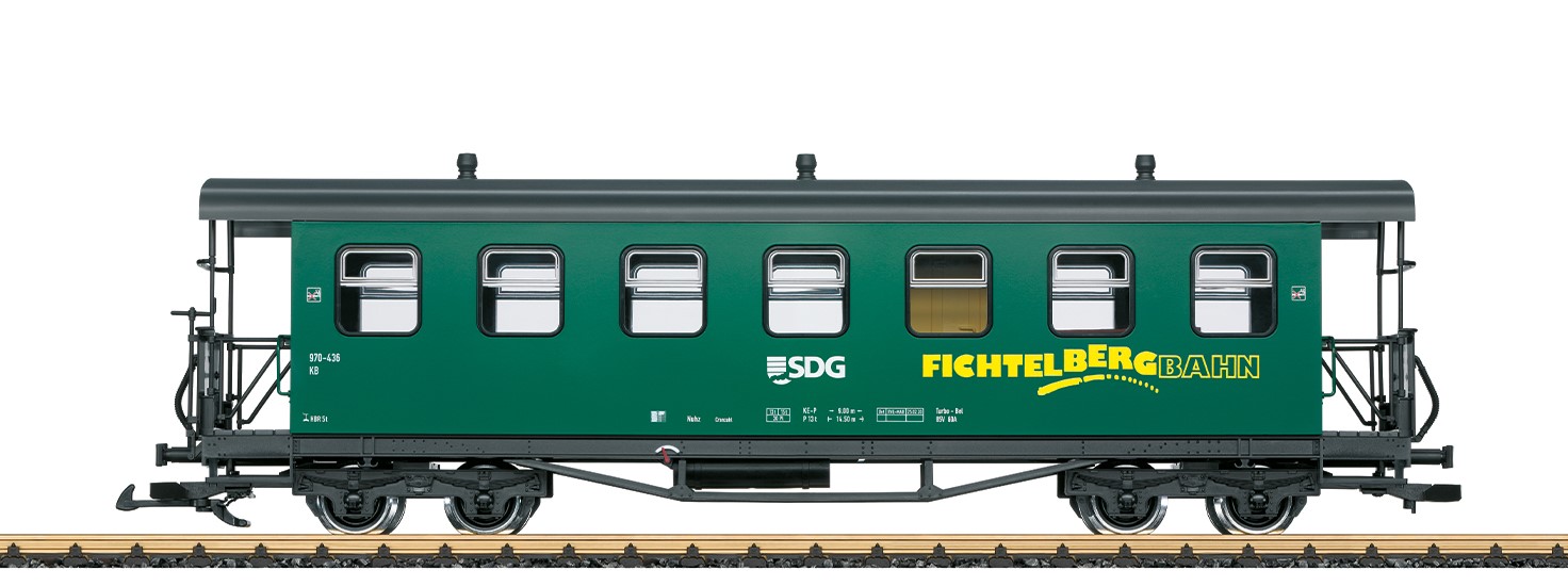 LGB Artikel Nr. 36363 - SDG Personenwagen - Fichtelbergbahn 