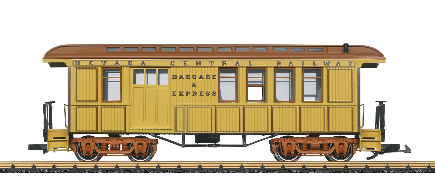 LGB Artikel Nr.36831 - US Halbgepckwagen - NC RR - Nevada Central Railroad
