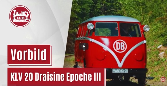 Zur Neuheit von LGB Art. Nr. 25020 VW-Bus Draisine hier ein Film zum Vorbild  