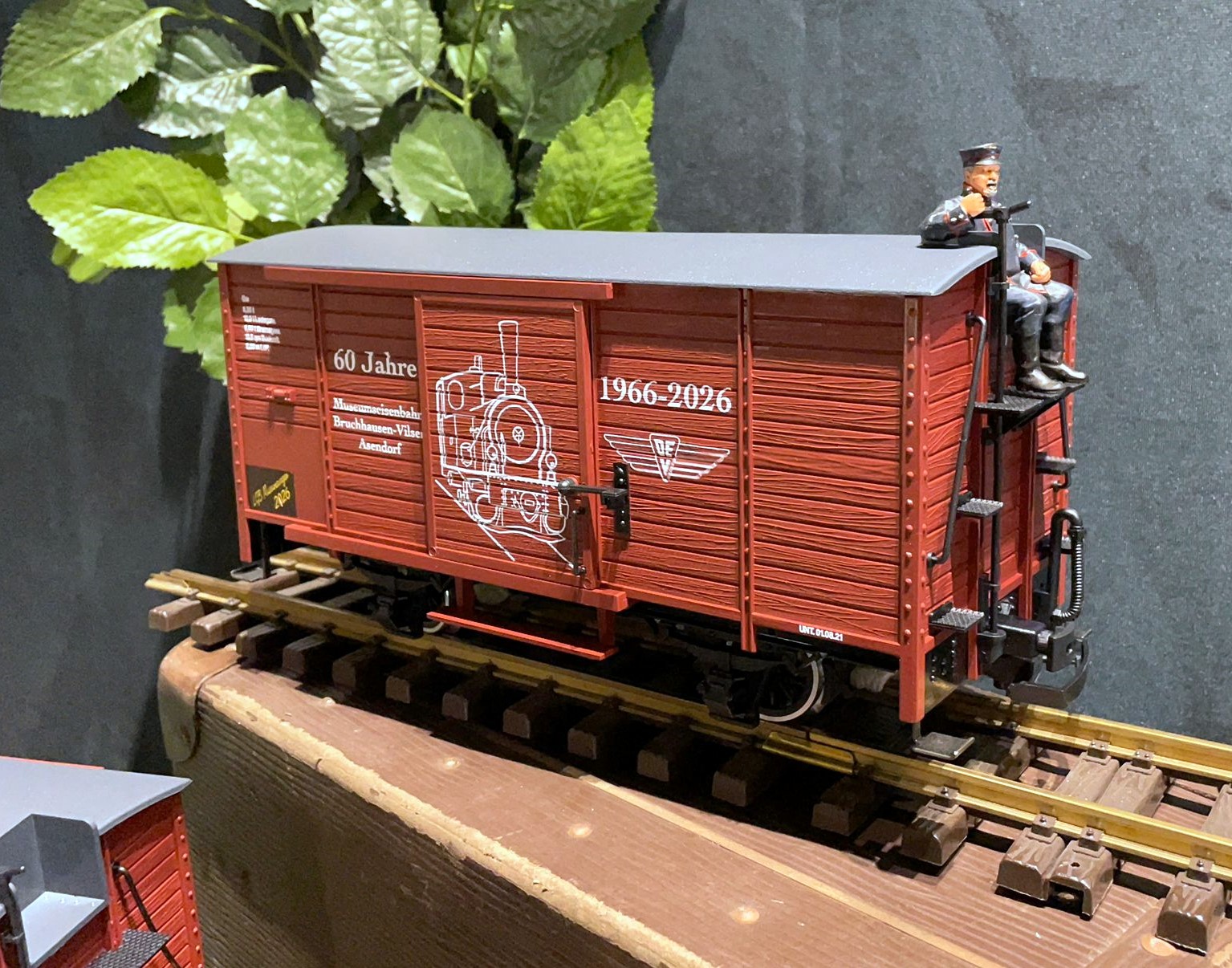 Der Museumswagen 2026- G�terwagen mit Bremsersitz - 60 Jahre Museumseisenbahn Bruchhausen-Vilsen Adendorf 