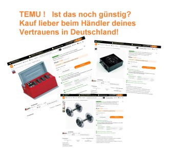 TEMU bei LGB Artikeln g�nstig? 