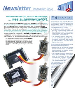 ZIMO - Newsletter Dezember 2023. 