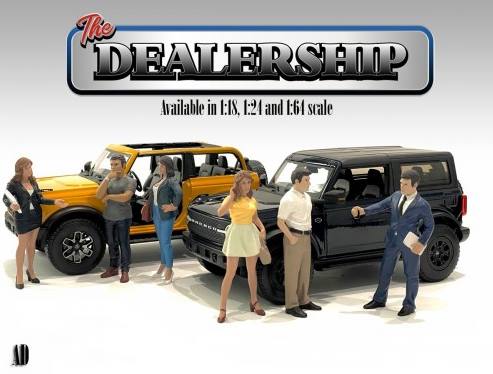 neue Figuren von American Diorama 2022 - Beim Autohndler