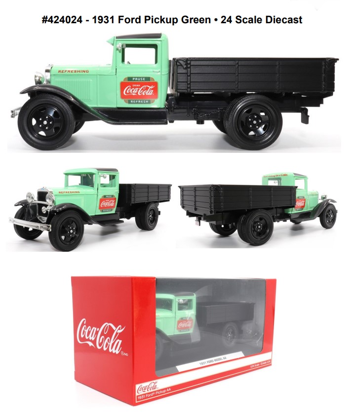 M&D International prsentiert Ford Pickup und Trailer - CocaCola von MOTOR City Classics