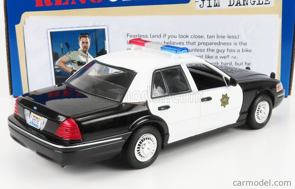 Greenlight - Crown Victoria Police Interceptor 1998 - Reno 911 - Carmodel 161037 - TV Series - Polizia