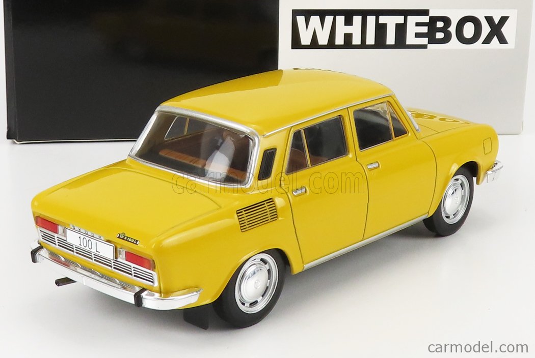 White Box Art. Nr. WB124139 - Baujahr 1969 - gelb, SKODA 100 L 