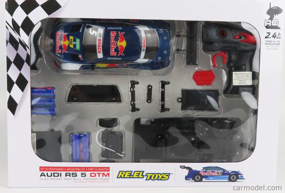 RE-EL TOYS - AUDI - A5 RS5 TEAM AUDI SPORT ABT SPOTRSLINE RED BULL N 5 SEASON DTM 2017 M.EKSTROM