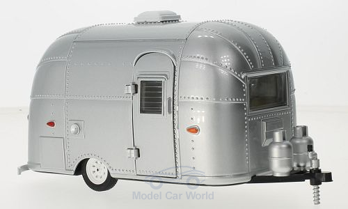 Wohnwagen von Greenlight - Bambi Airstream Sport - Chrom- - Fertigmodell in Metall-Kunststoff von Greenlight