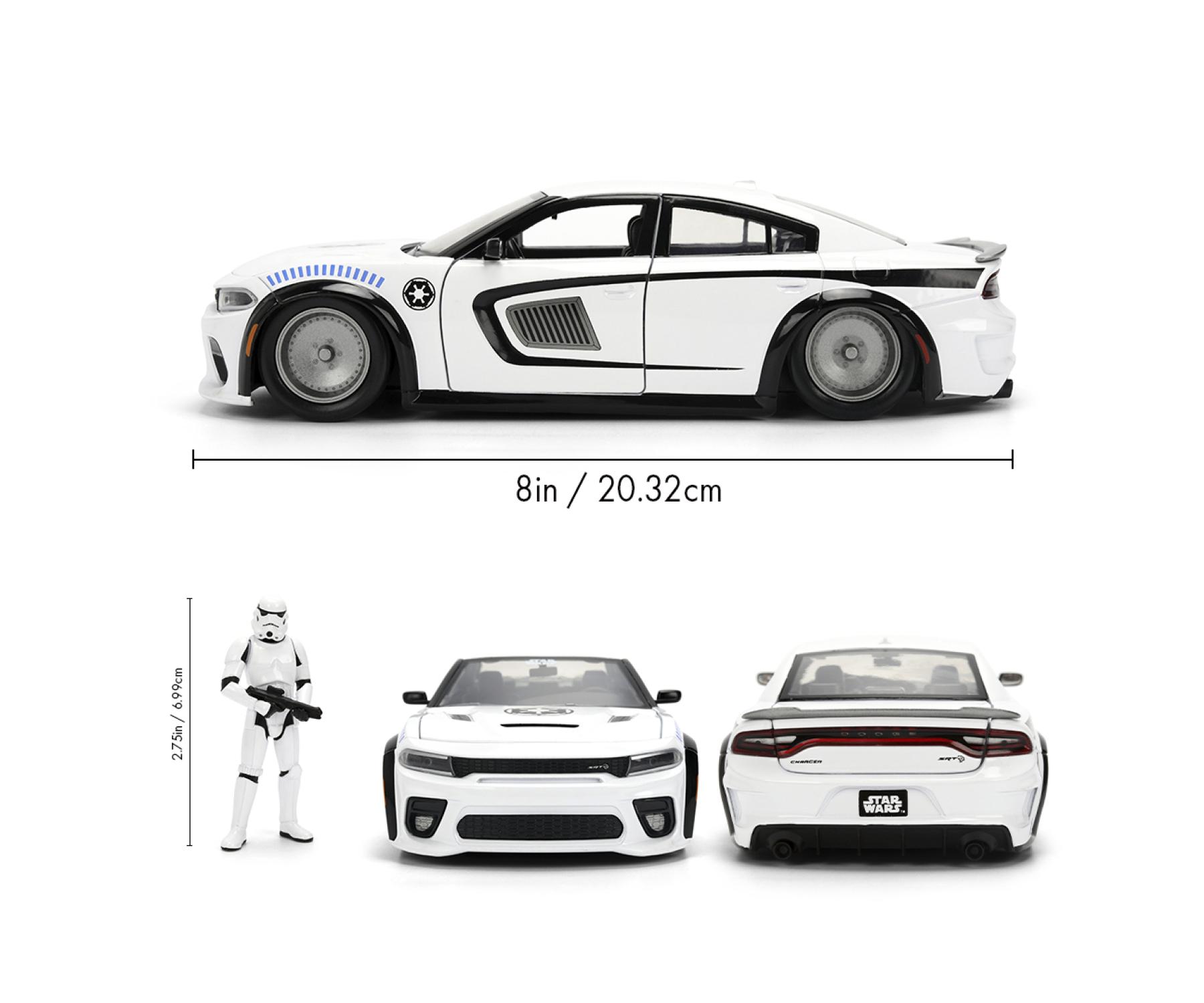 Star Wars trifft Muscle Car – Der Dodge Charger SRT Hellcat im Stormtrooper-Design kombiniert galaktisches Styling mit kraftvoller Optik