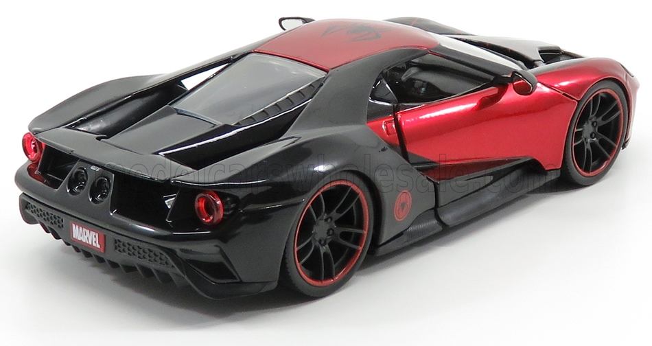 Ford GT - USA - aus dem Jahre 2017 mit Spiderman Figur aus der Fernseh Serie und dem Film.