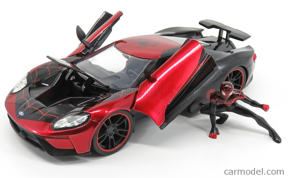 Ford GT - USA - aus dem Jahre 2017 mit Spiderman Figur aus der Fernseh Serie und dem Film.