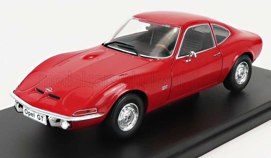 Edicola, 1/24, Opel, OPEL GT 1900, Opel GT, Opel GT 1968, rot, Hachette-opel-kollektion, die-cast Modell, AB24P001