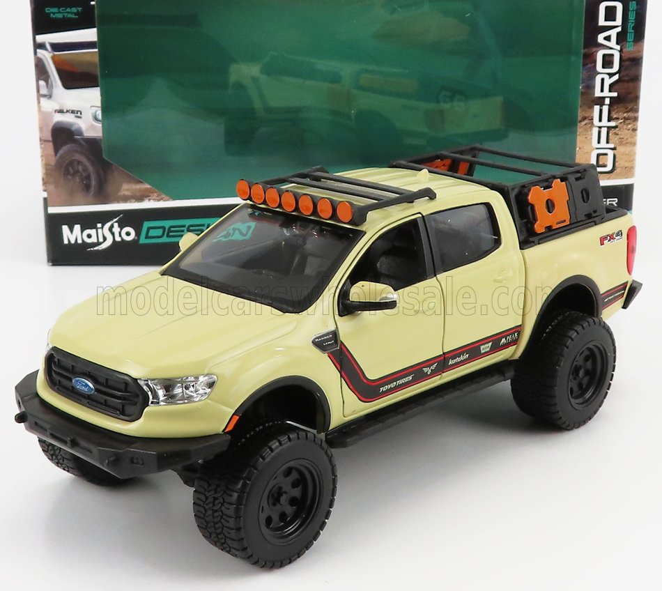 Maisto Nr. 247311, Ford Ranger FX4, Off Road, beige, Decor, 2019, 