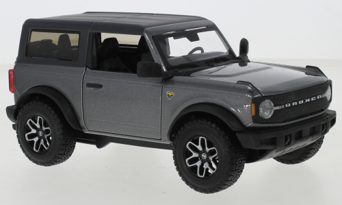 Maisto Nr. 254823, Ford Bronco Badlands, metallic-dunkelgrau/matt-schwarz, 2021