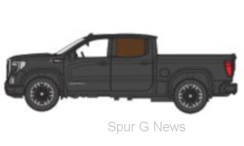 Motor Max, Spur G News, Spur G Magazin, GMC, GMC Sierra 1500 Denali, schwarz, black, Crew Cab,  Baujahr 2019, Epoche VI, MOM79362black, 